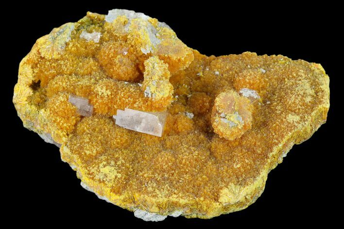 Orpiment with Barite Crystals - Peru #133105